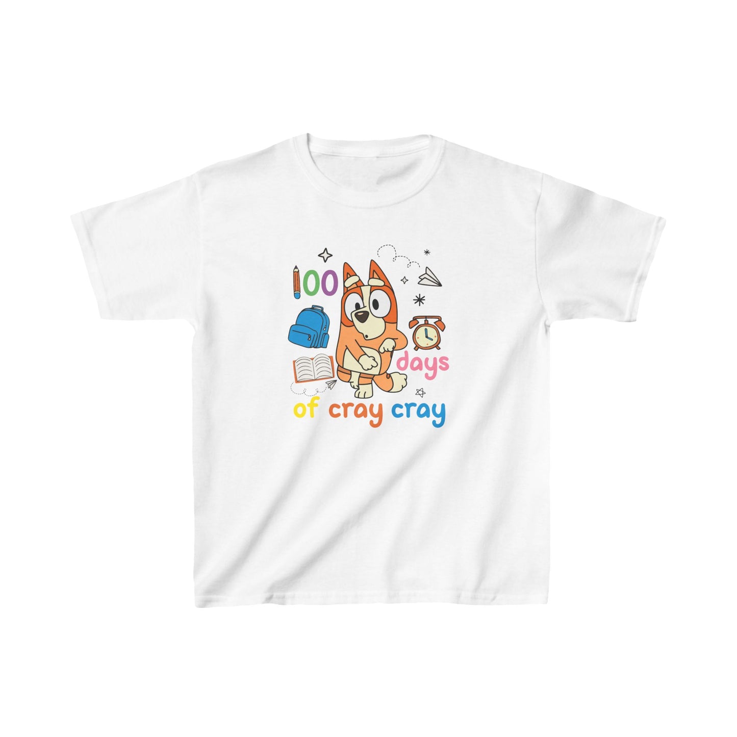 Bingo 100 Days of School Youth Tee