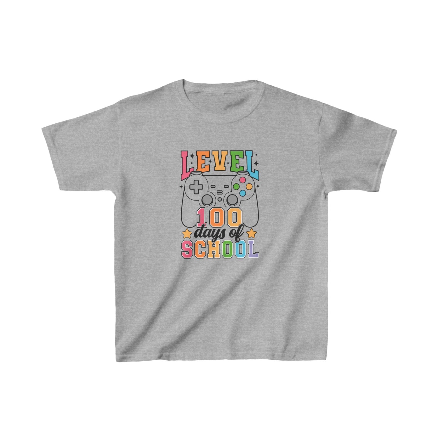 Gamer 100 Days of School Youth Tee