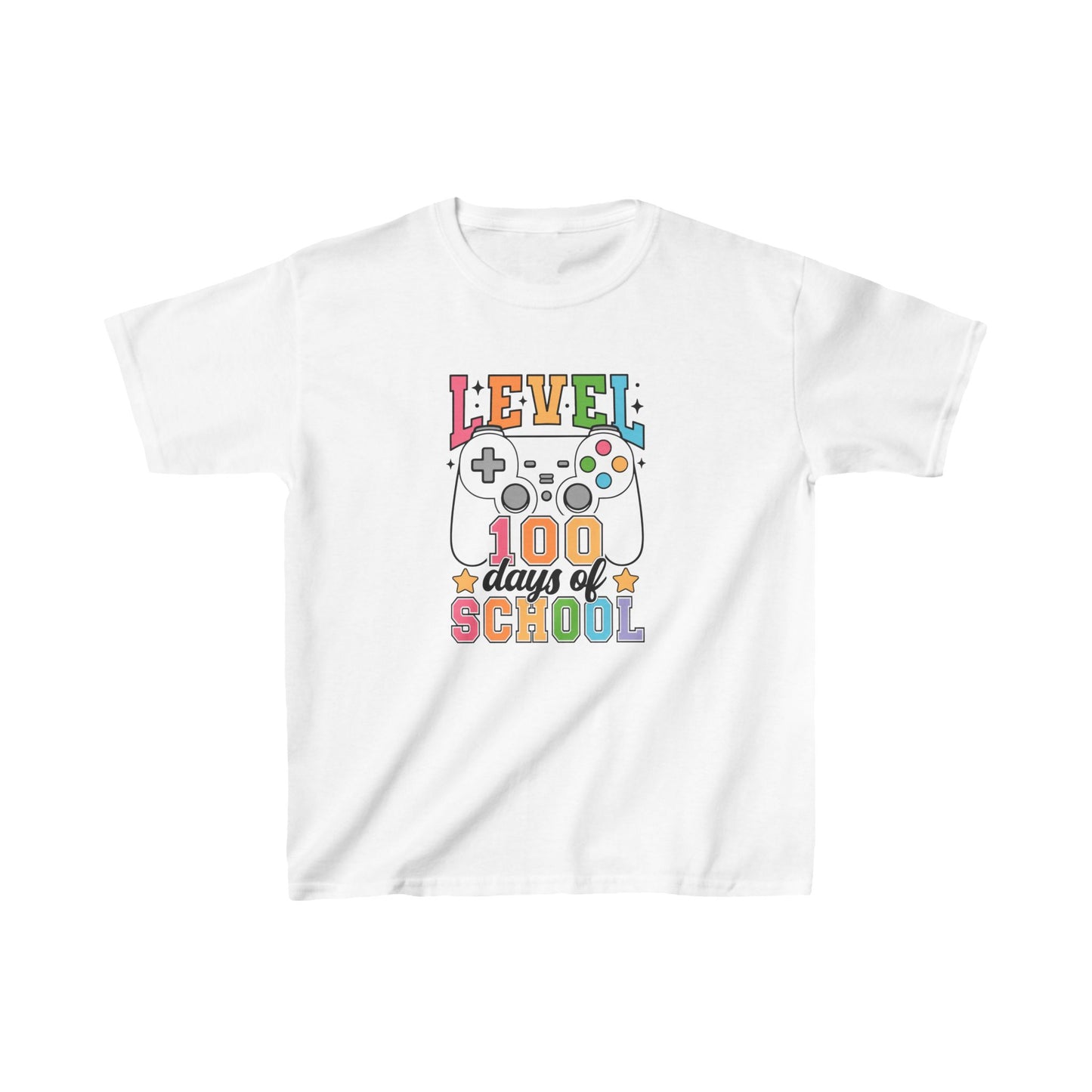 Gamer 100 Days of School Youth Tee