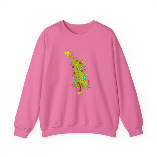 GRINCH TREE CREWNECK