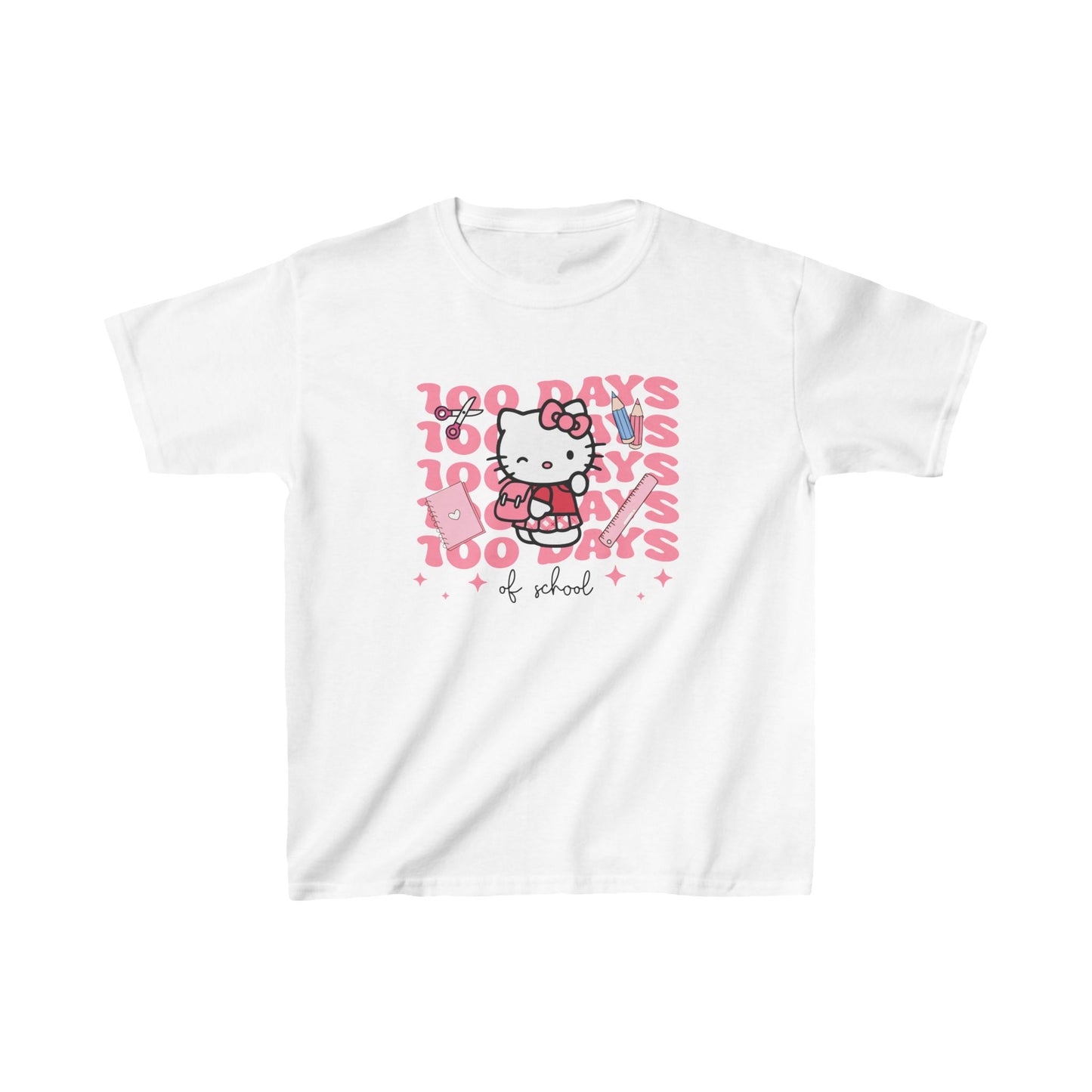 Hello Kitty 100 Days of School Youth Tee