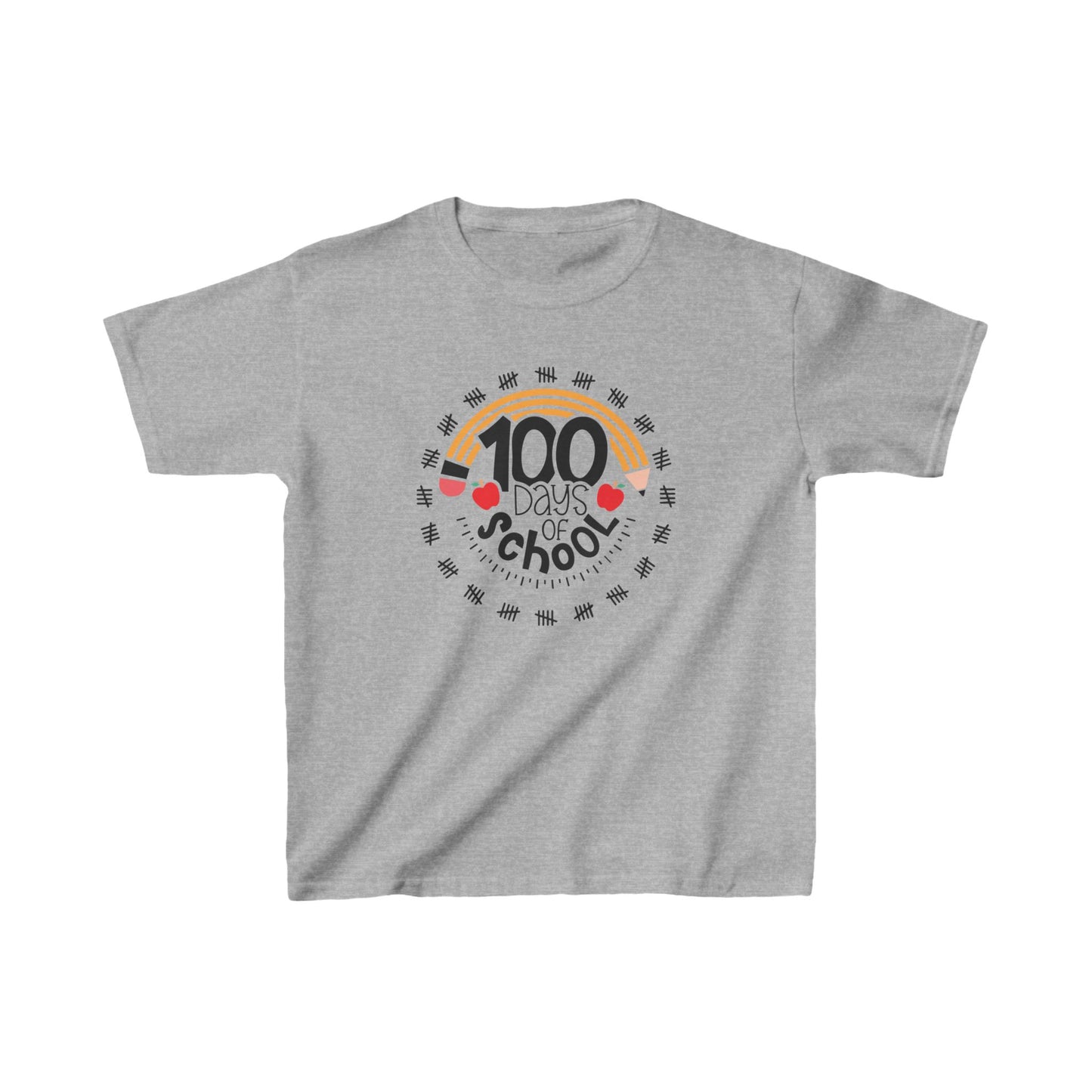 Pencil 100 Days of School Youth Tee