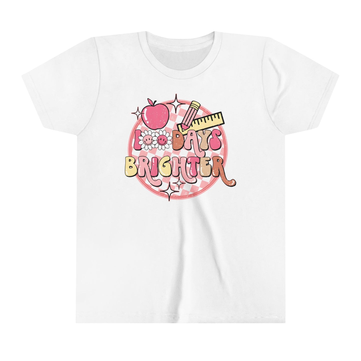 Retro 100 Days Brighter Youth Tee