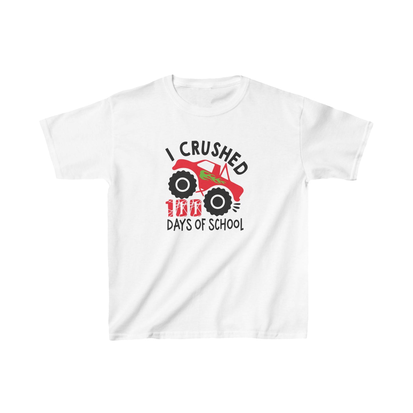 Truck 100 Days of School Youth Tee